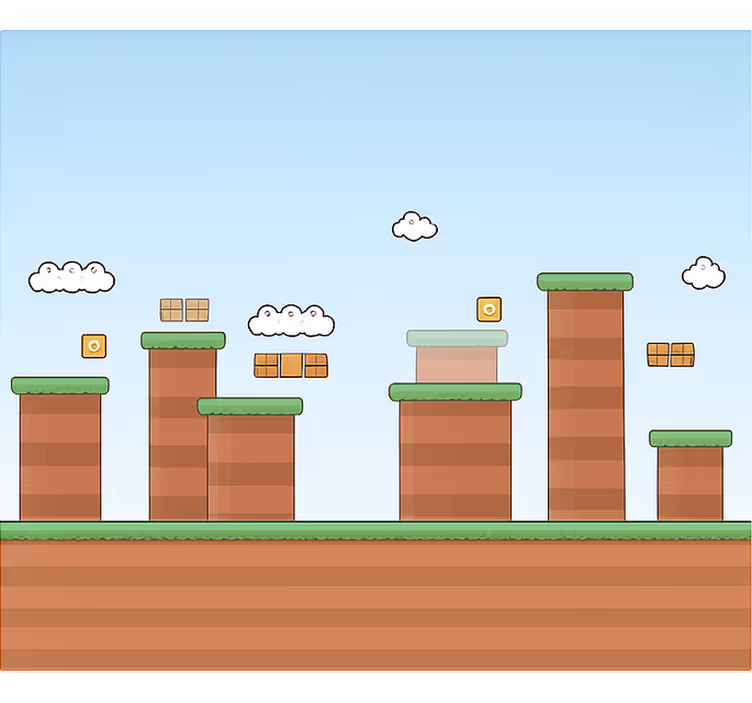 ブラインド オタク ゲームブロックをパワーアップ - TENSTICKERS