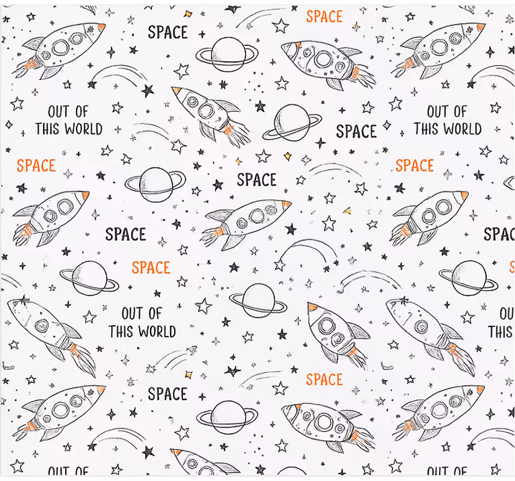 ブラインド テンネージャールーム 描かれた空間パターン - TENSTICKERS