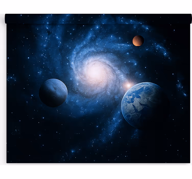 ブラインド テンネージャールーム 宇宙の渦巻銀河 - TENSTICKERS