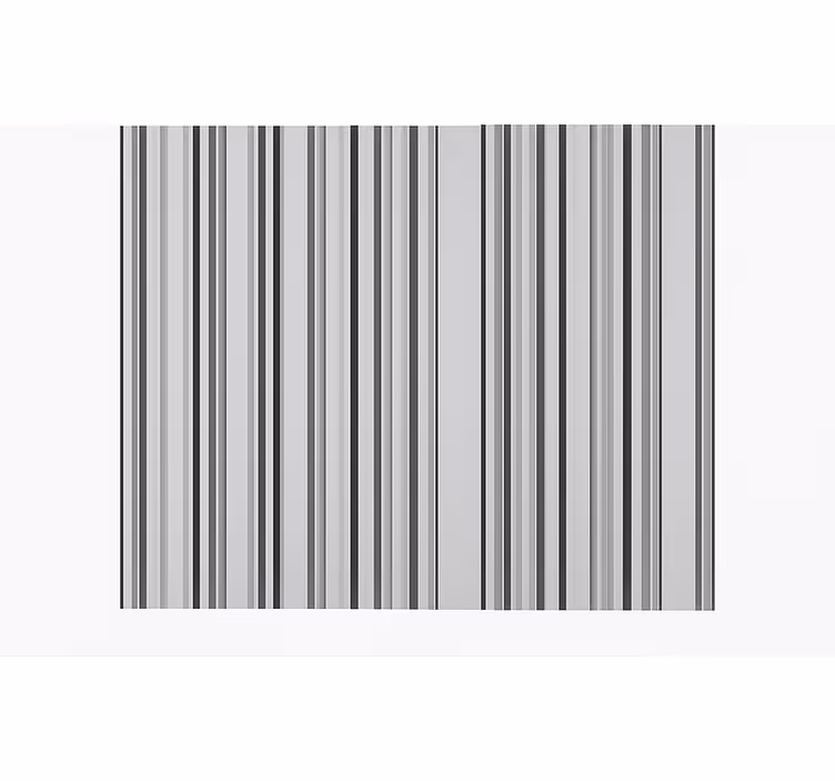 ダイニングルーム ブラインド グレーパレットの縦縞 - TENSTICKERS