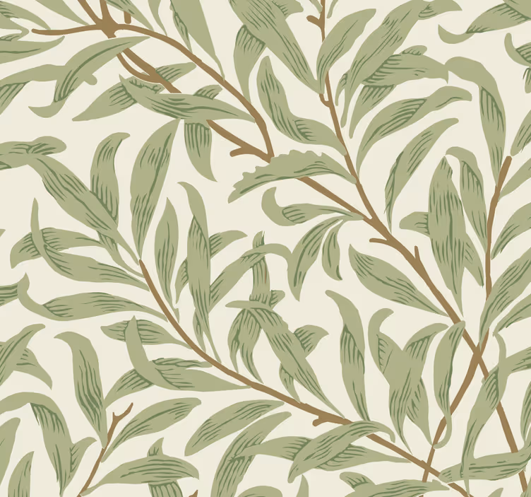 キッチン ロール スクリーン 植物のグリーン - TENSTICKERS
