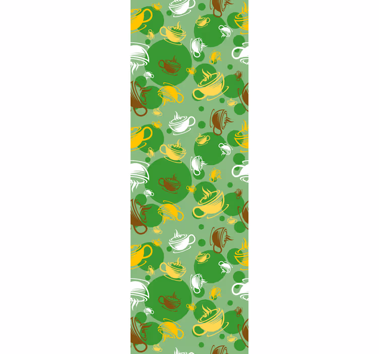 キッチン ロール スクリーン コーヒーカップコレクション - TENSTICKERS