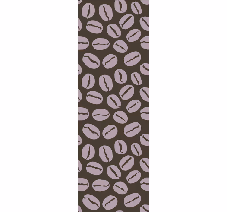 キッチン ロール スクリーン コーヒー豆柄 - TENSTICKERS