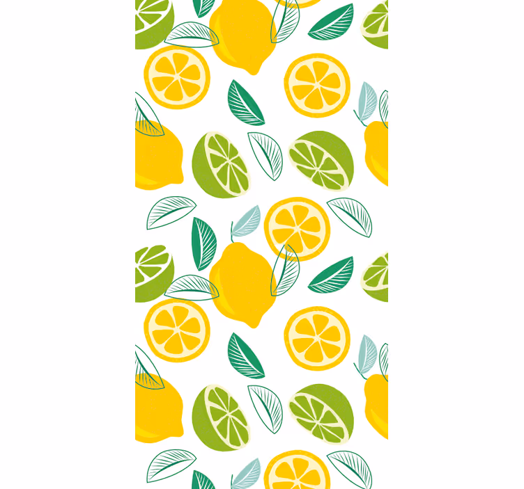 キッチン ロール スクリーン シトラスモチーフ - TENSTICKERS