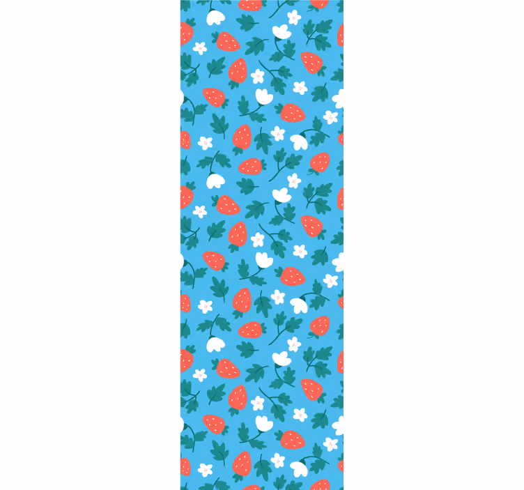 キッチン ロール スクリーン カラフルなフルーツと花のパターン - TENSTICKERS