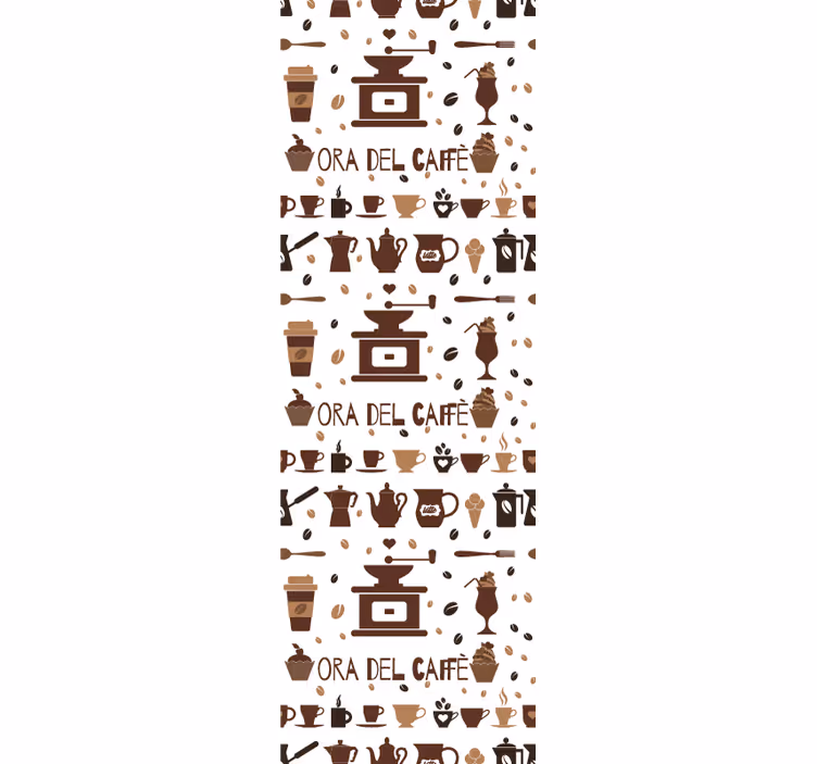 キッチン ロール スクリーン コーヒータイム - TENSTICKERS