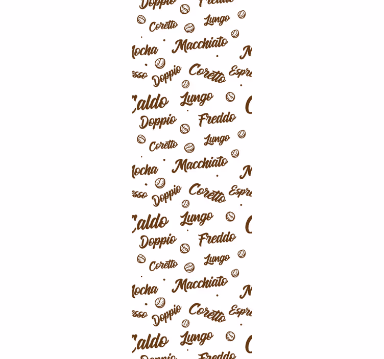 キッチン ロール スクリーン 毎日コーヒー - TENSTICKERS