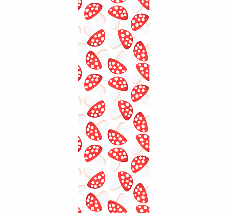 ダイニングルーム ブラインド クラシックマッシュルーム白背景 - TENSTICKERS