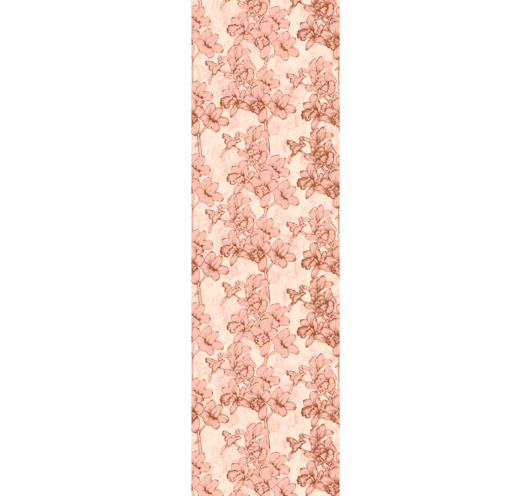 ダイニングルーム ブラインド ヴィンテージ3dフラワー - TENSTICKERS