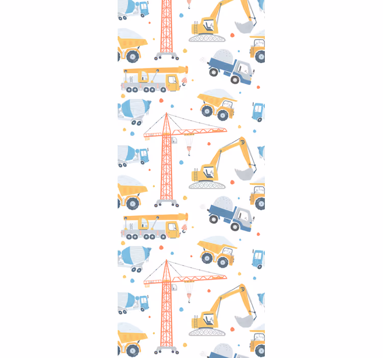 ブラインド 子供部屋 建設モチーフ - TENSTICKERS