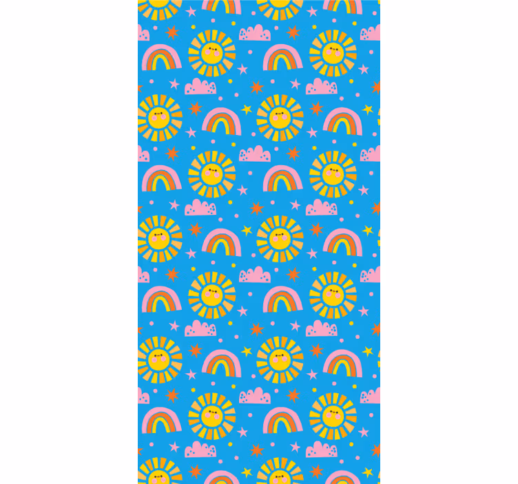 ブラインド 子供部屋 遊び心満載の虹 - TENSTICKERS
