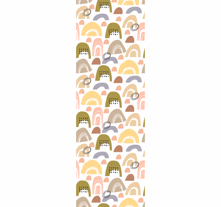 ブラインド 子供部屋 北欧の虹模様 - TENSTICKERS