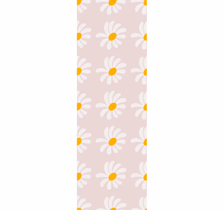 ブラインド 子供部屋 ボヘミアンスタイルの花のイラスト - TENSTICKERS