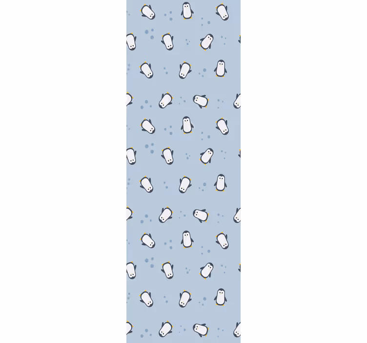 ブラインド 子供部屋 シームレスペンギン柄 - TENSTICKERS