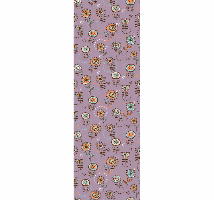 ブラインド 子供部屋 スウェーデンのピンクの花柄 - TENSTICKERS