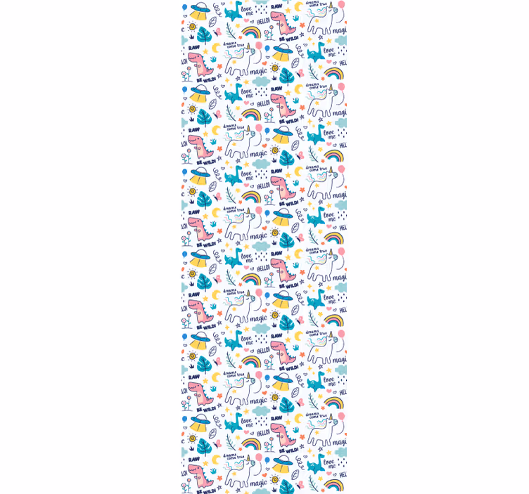 ブラインド 子供部屋 手描きの子供向けコンセプトイラスト - TENSTICKERS