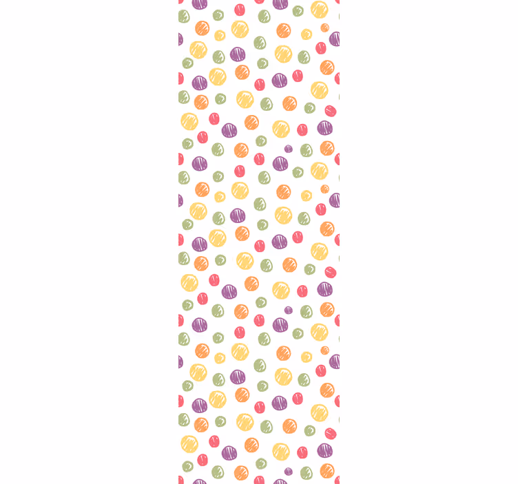 ブラインド 子供部屋 カラフルな水玉模様 - TENSTICKERS