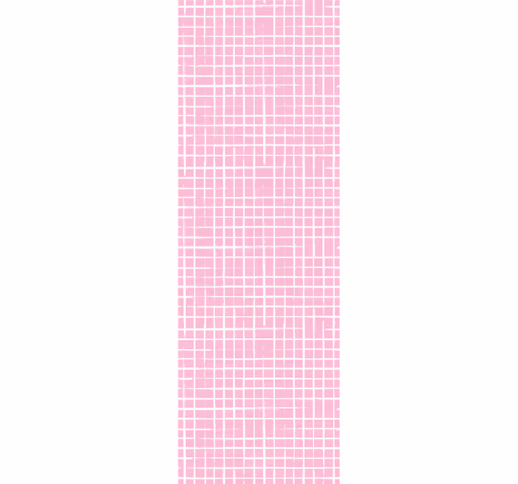 ブラインド 子供部屋 ピンクとホワイトのライン - TENSTICKERS