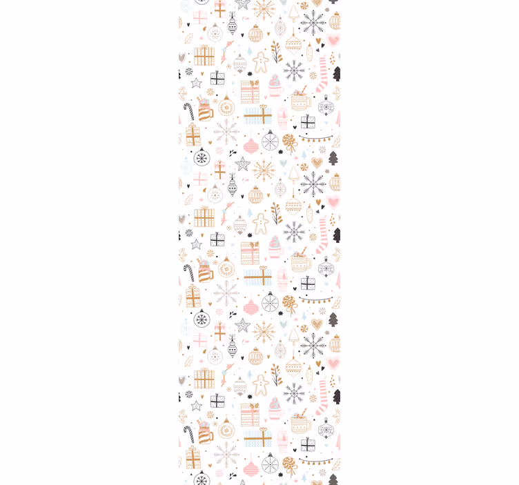 ブラインド 子供部屋 冬のクリスマス柄 - TENSTICKERS
