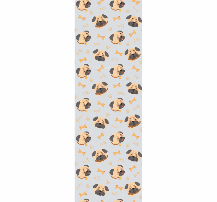 ブラインド 子供部屋 ブリティッシュブルドッグ子犬柄 - TENSTICKERS