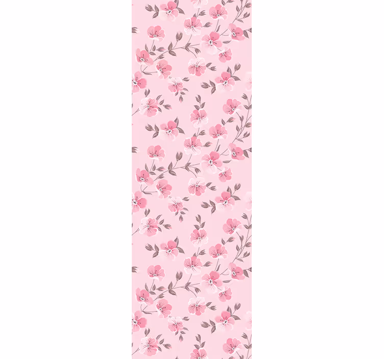ブラインド 子供部屋 可愛いピンクの花 - TENSTICKERS
