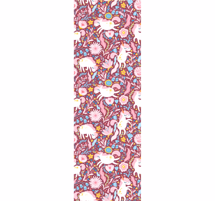 ブラインド 子供部屋 美しいユニコーン動物柄デザイン - TENSTICKERS