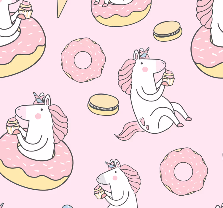 ブラインド 子供部屋 ピンクユニコーン - TENSTICKERS