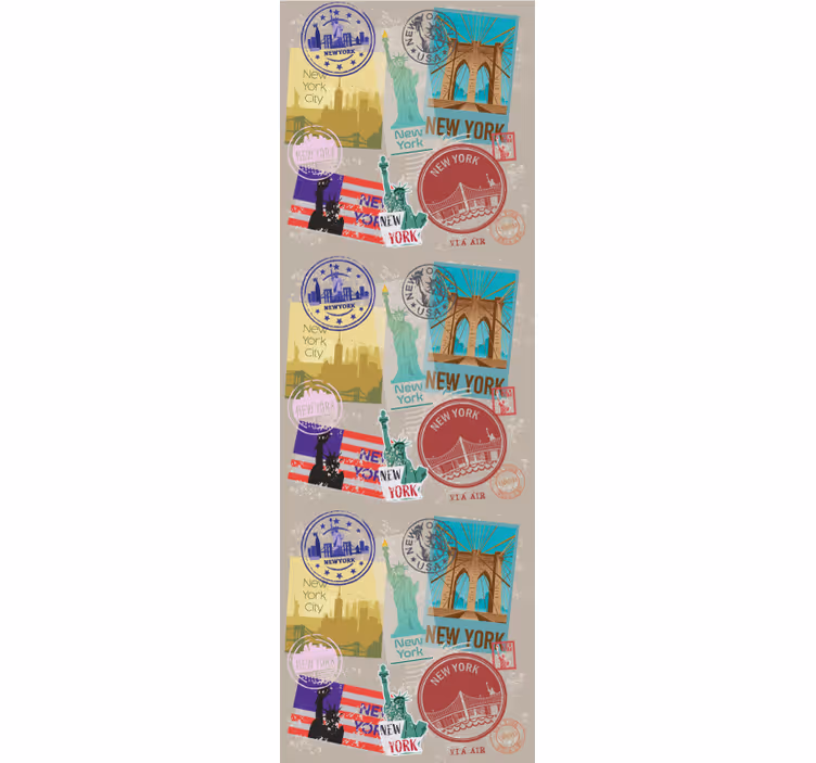 ブラインド テンネージャールーム 古いnycコラージュ - TENSTICKERS