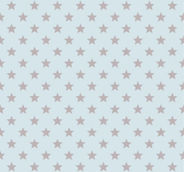 ブラインド テンネージャールーム 青い背景に灰色の星 - TENSTICKERS