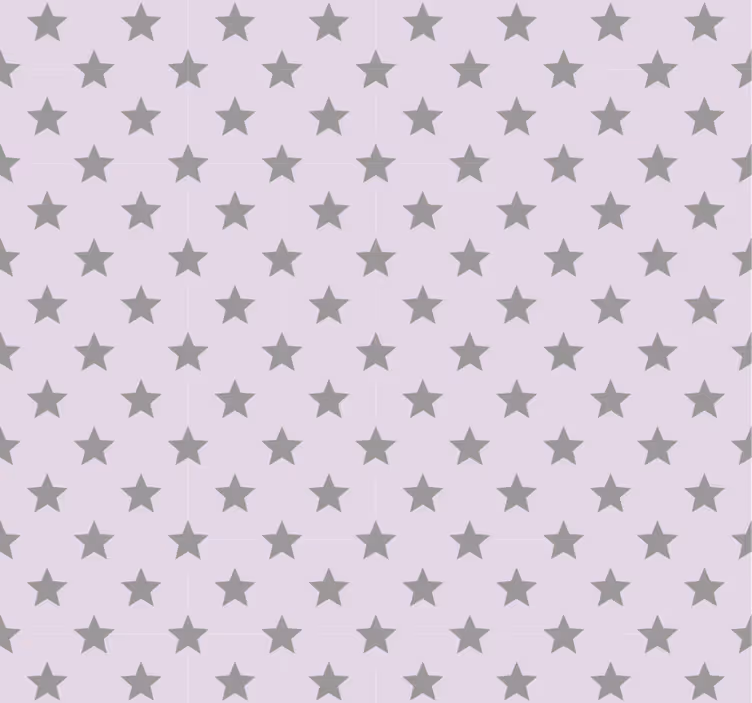 ブラインド テンネージャールーム グレーの星とピンクの背景 - TENSTICKERS
