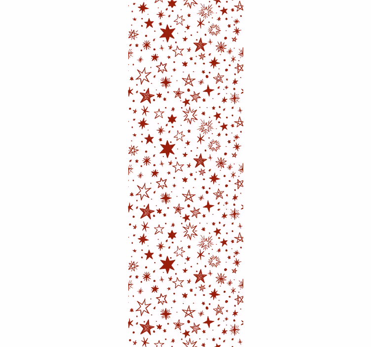 ブラインド テンネージャールーム 赤い水彩の星 - TENSTICKERS