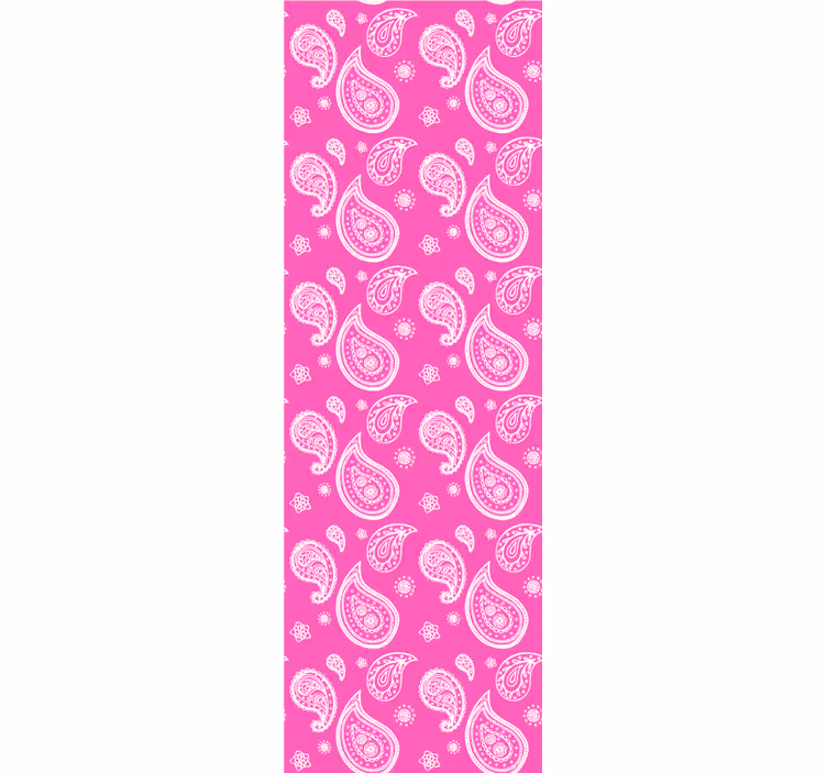 ブラインド テンネージャールーム 鮮やかなピンクのペイズリー - TENSTICKERS