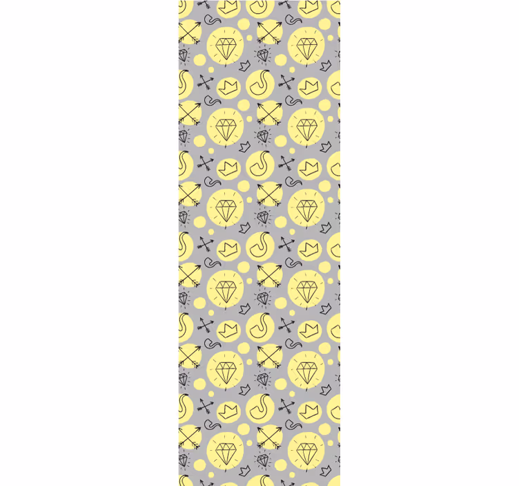 ブラインド テンネージャールーム グラフィティ ダイヤモンドと王冠 - TENSTICKERS