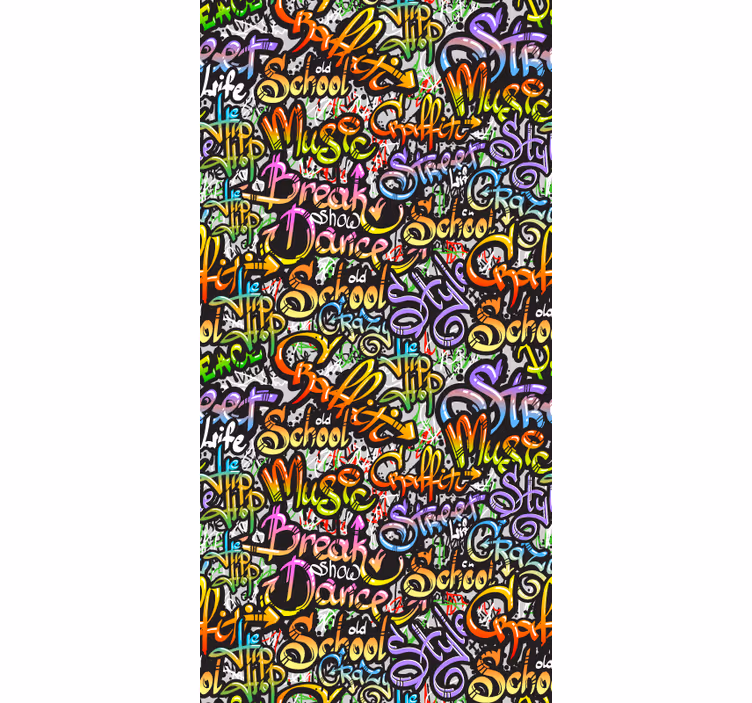 ブラインド テンネージャールーム グラフィティ壁文字 - TENSTICKERS