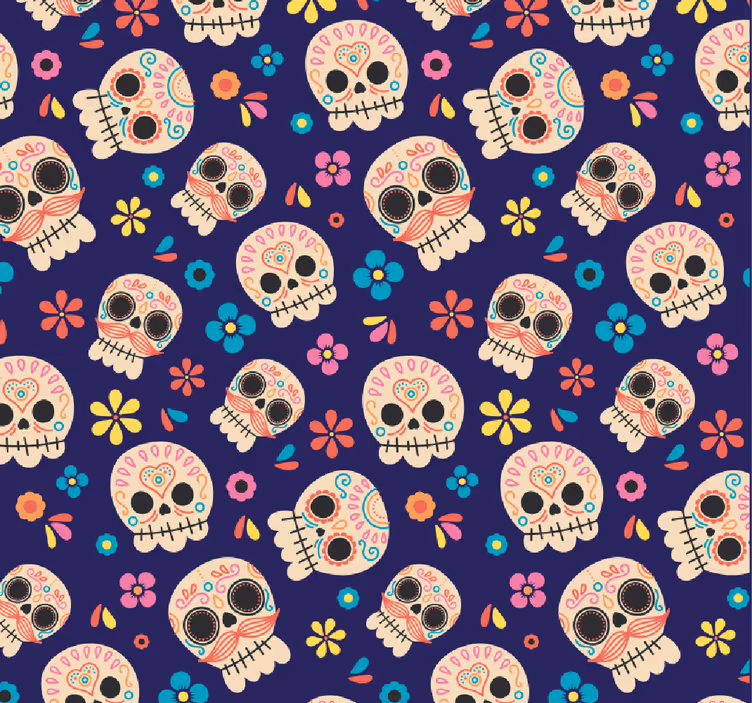 ブラインド テンネージャールーム メキシカンスカル - TENSTICKERS
