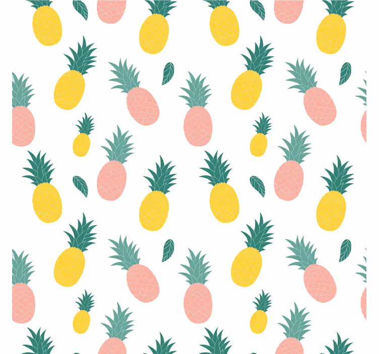 キッチン ロール スクリーン パイナップル柄フルーツデザイン - TENSTICKERS