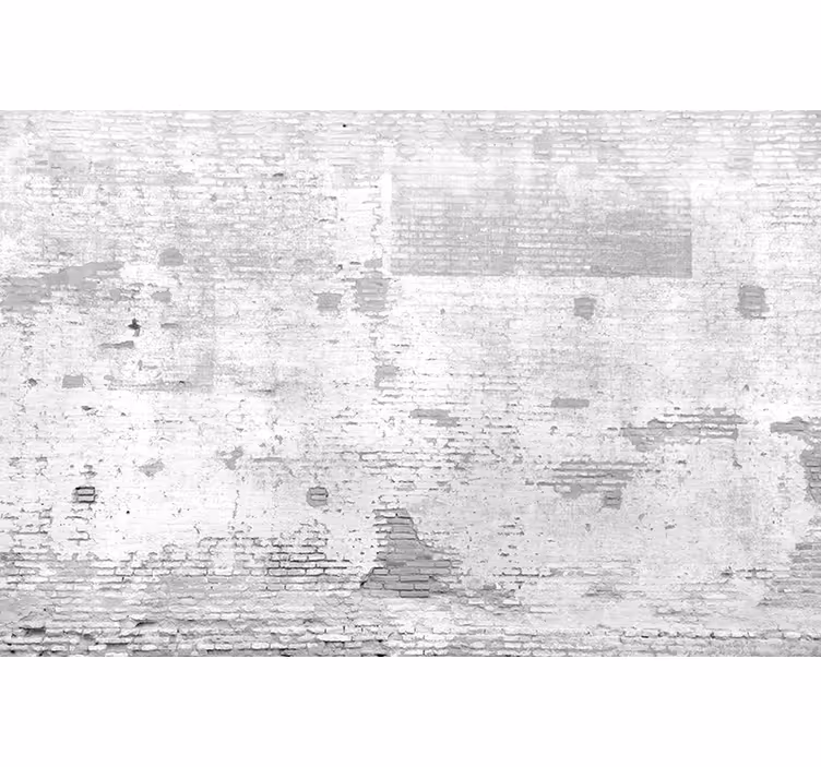 ブラインド 白 古い白い壁 - TENSTICKERS
