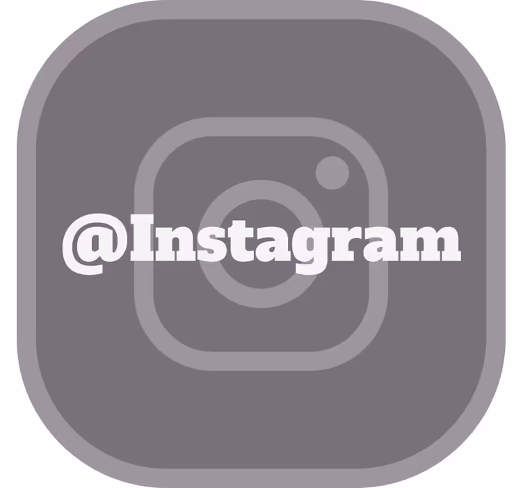 グレー ブラインド あなたのインスタグラム - TENSTICKERS