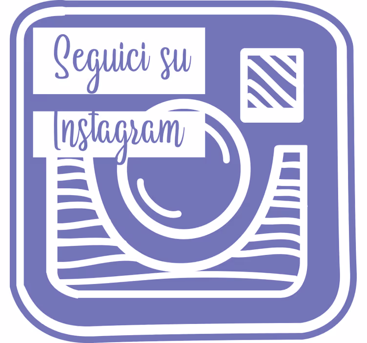 ブラインド 紫 インスタグラムの宣伝 - TENSTICKERS