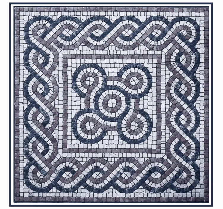 寝室 ブラインド  pebble stone mosaic - TENSTICKERS