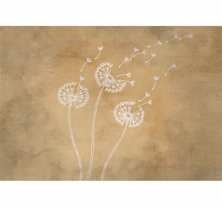 ブラインド ベージュ たんぽぽの花びらありなし - TENSTICKERS