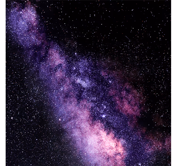 リビング カーテン ブラインド 宇宙の美しい紫色の景色 - TENSTICKERS