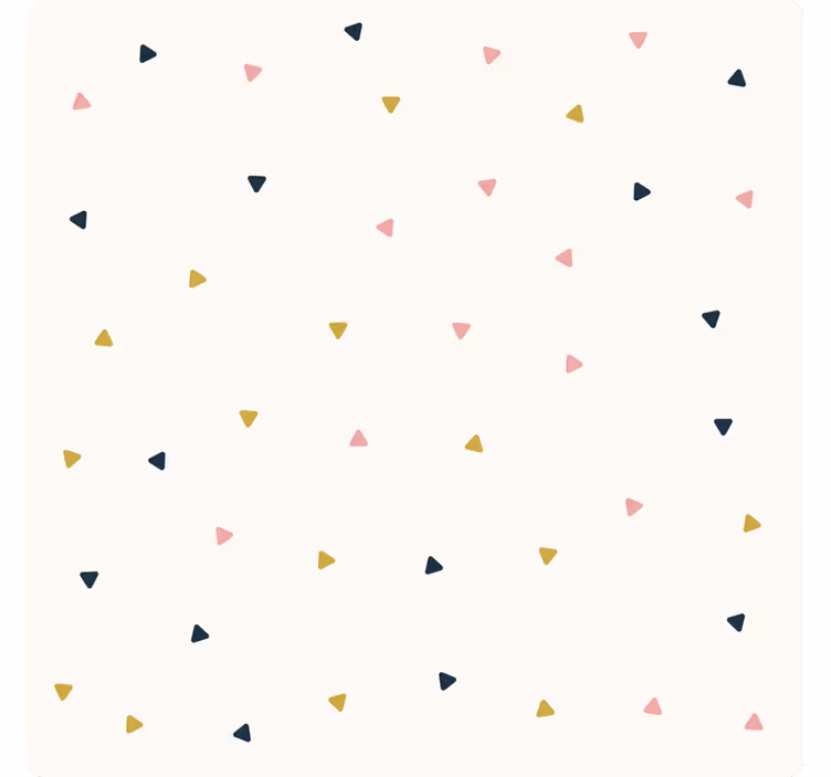 ブラインド 白 ミニマリスト 小さな三角形 - TENSTICKERS
