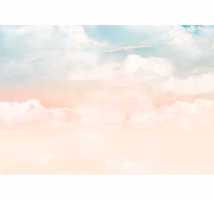 寝室 ブラインド 水彩背景 - TENSTICKERS