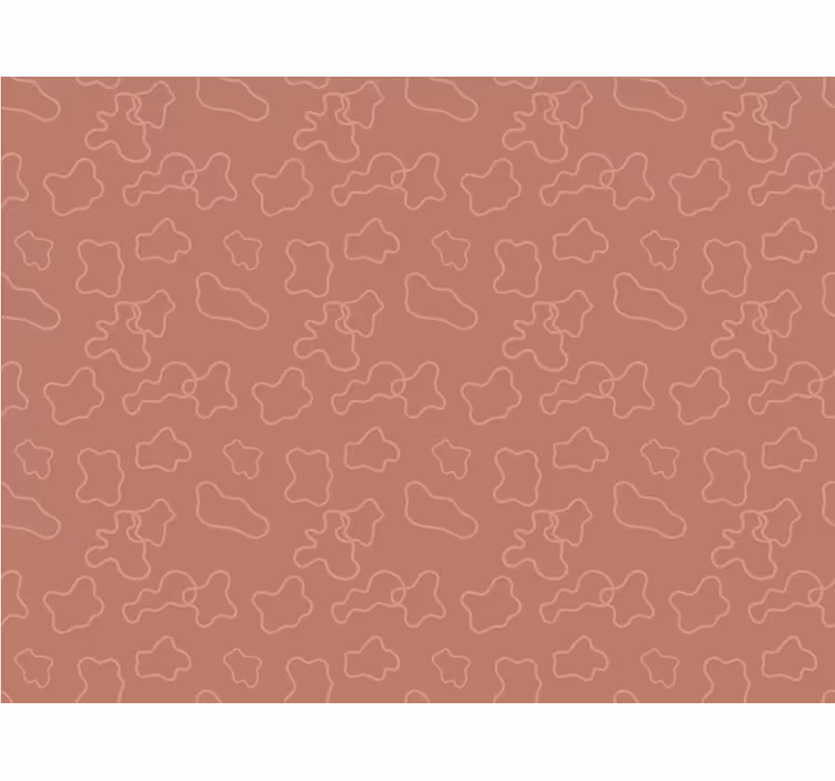 寝室 ブラインド テラコッタ不規則な円形 - TENSTICKERS