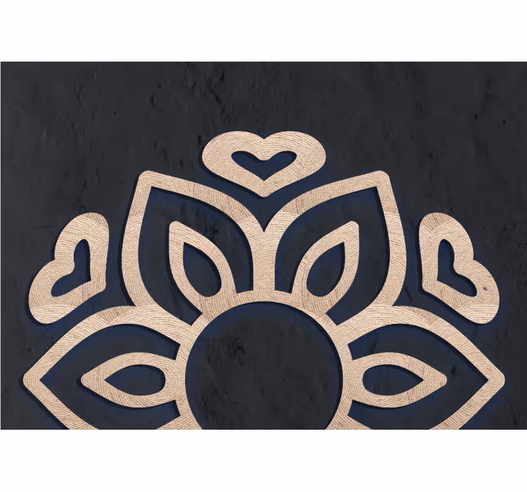 寝室 ブラインド ボヘミアン ラタン風 - TENSTICKERS
