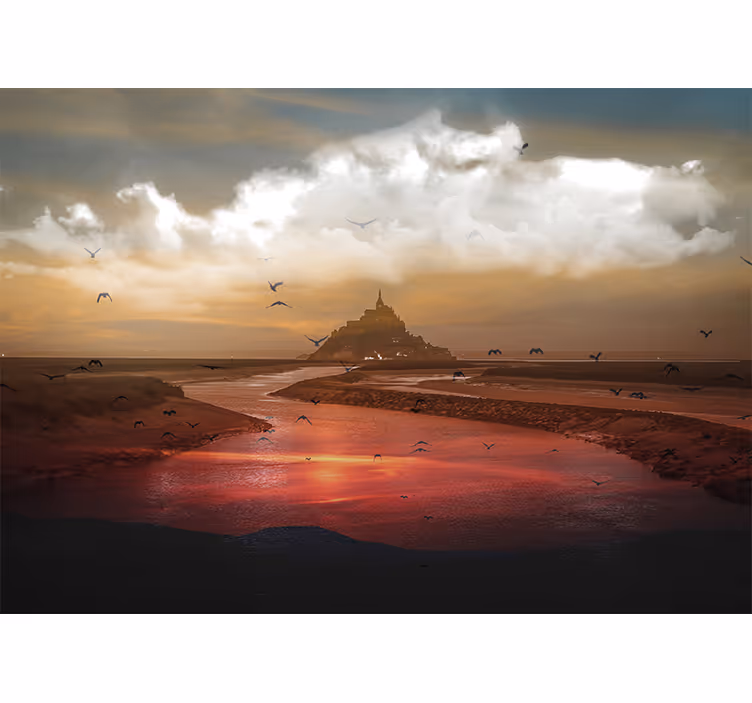 寝室 ブラインド 失われた幻想の島 - TENSTICKERS