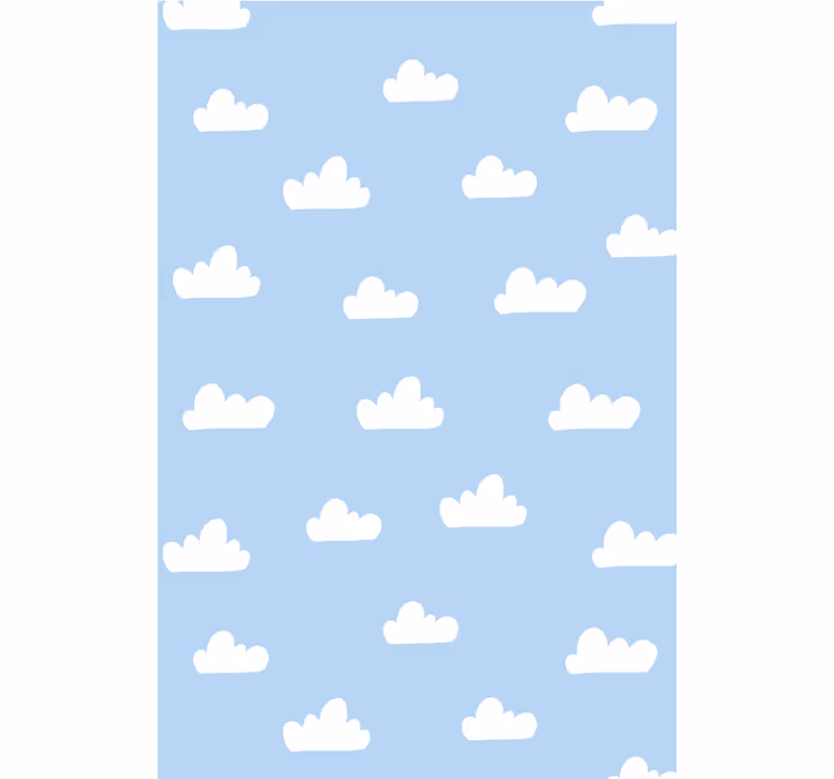 ブラインド 子供部屋 積雲模様 - TENSTICKERS