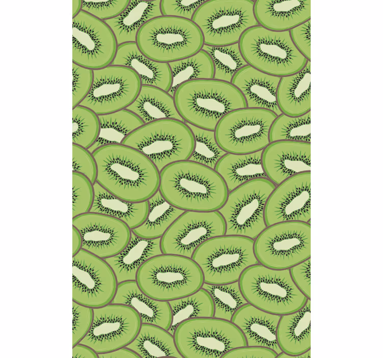 ブラインド 果物と野菜 スライスしたキウイの模様 - TENSTICKERS