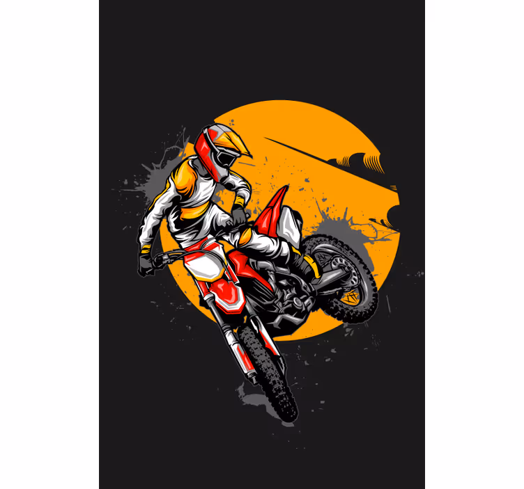 バイク楽しいスポーツブラインド - TENSTICKERS